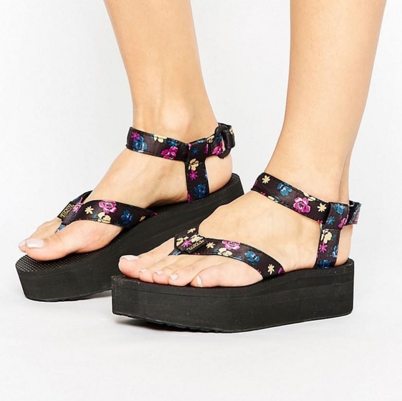 teva floral shoes